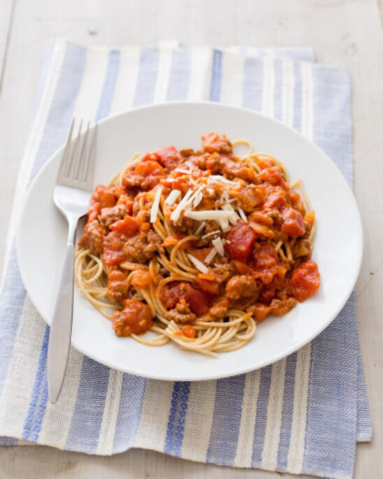 Beef Pasta Bolognese