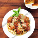 Spaghetti with Meatballs and Fire Roasted Tomato Sauce