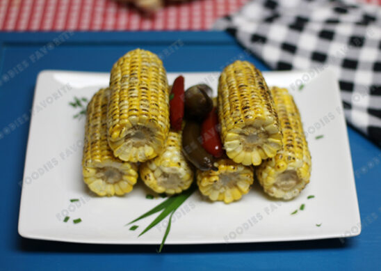 char grilled corn