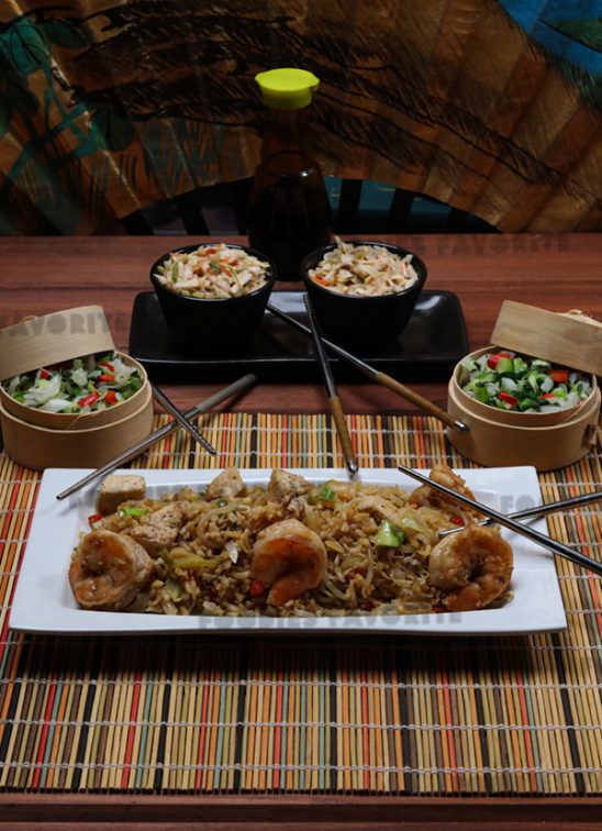 Shrimp and Chicken Fried Rice