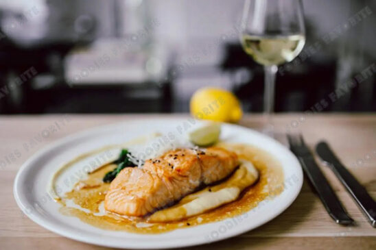 whiskey lemon glazed salmon