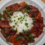 spicy keilbasa sausage ragout with rice