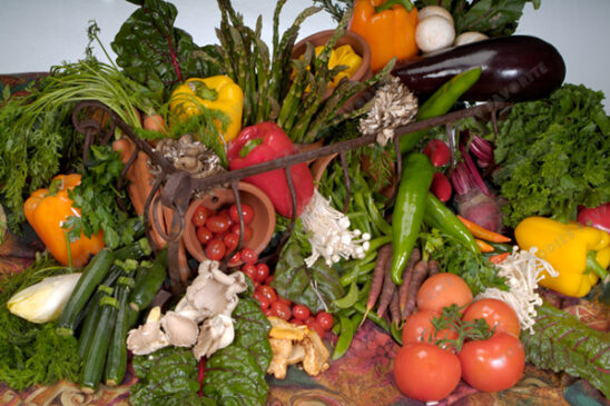 Fresh Vegetable Display